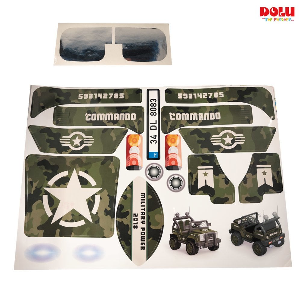 8083 COMMANDO ETİKET TAKIMI
